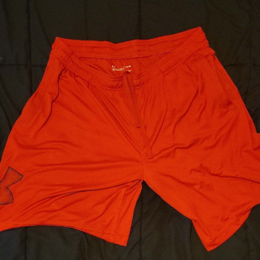 Under Armour Bright Red Sports Shorts